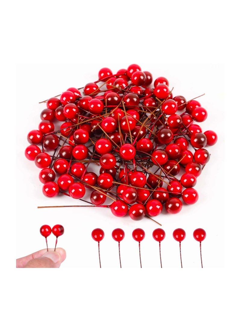 Bukela 144-piece Pack of 10mm Simulated Cherries and Holiday Decoration Accessories  - Image 1