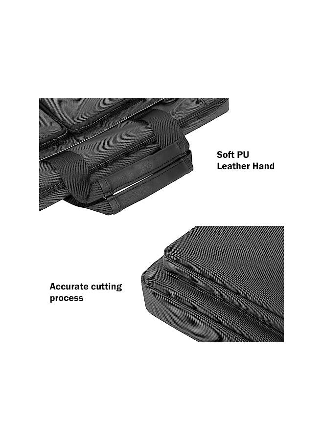 Gocokia Laptop Messenger Bag, 15-15.6 Inch Laptop Case Sleeve with Shoulder Strap,Briefcase Cover Compatible with MacBook Pro 15/15.6, Dell XPS 15.6” HP Acer - Image 2