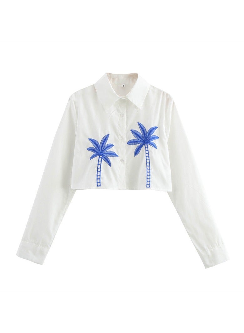 Shougu New Women's Shirt Style Top And Skirt Set  - Image 2