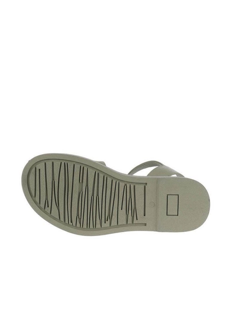 BUENO Women's Flat Sandals – Minimalist Open-Toe Design with Ankle Buckle Strap and Cushioned Insole for Everyday Comfort - Image 5