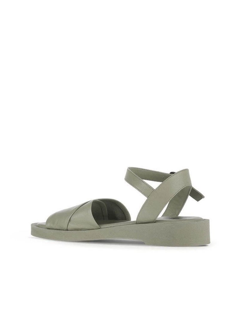 BUENO Women's Flat Sandals – Minimalist Open-Toe Design with Ankle Buckle Strap and Cushioned Insole for Everyday Comfort - Image 4