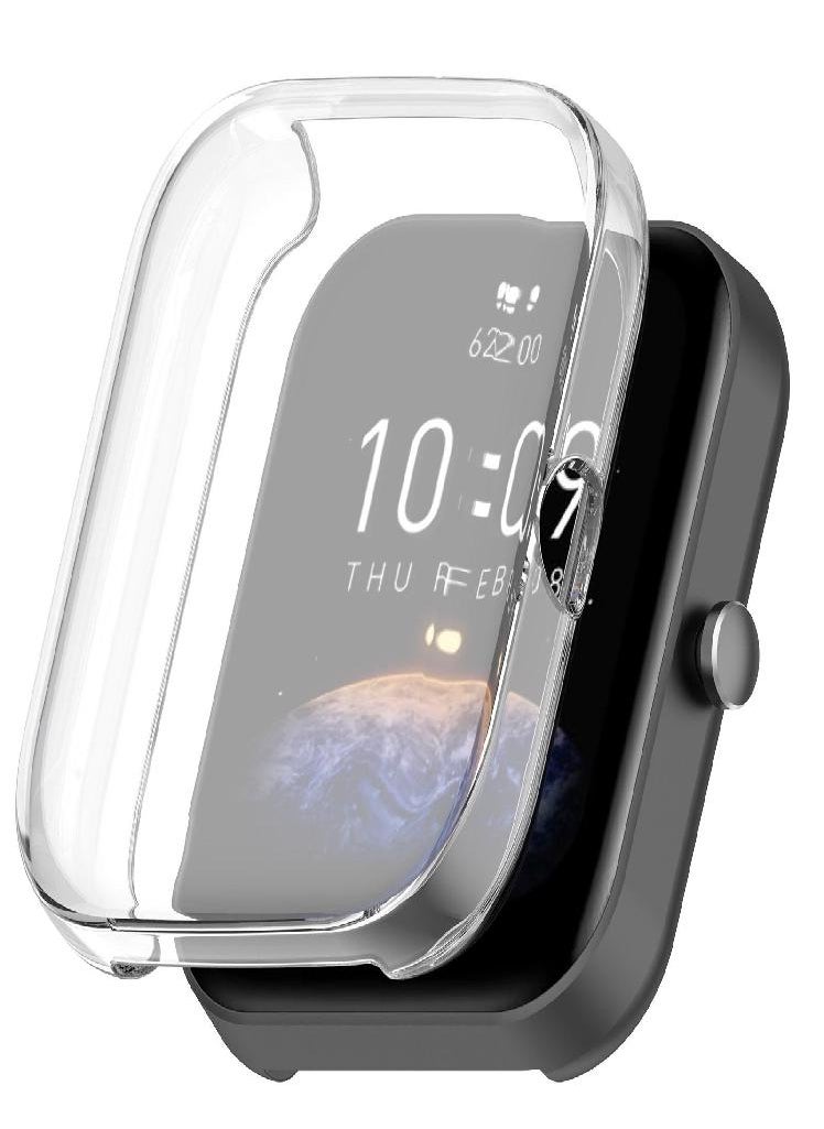 Eckek - For Huami Amazfit Bip 3 And Bip3 Pro Screen Protector Plating Tpu Scratch Resistant Full Shell Frame Protective Cover Shell - Image 1