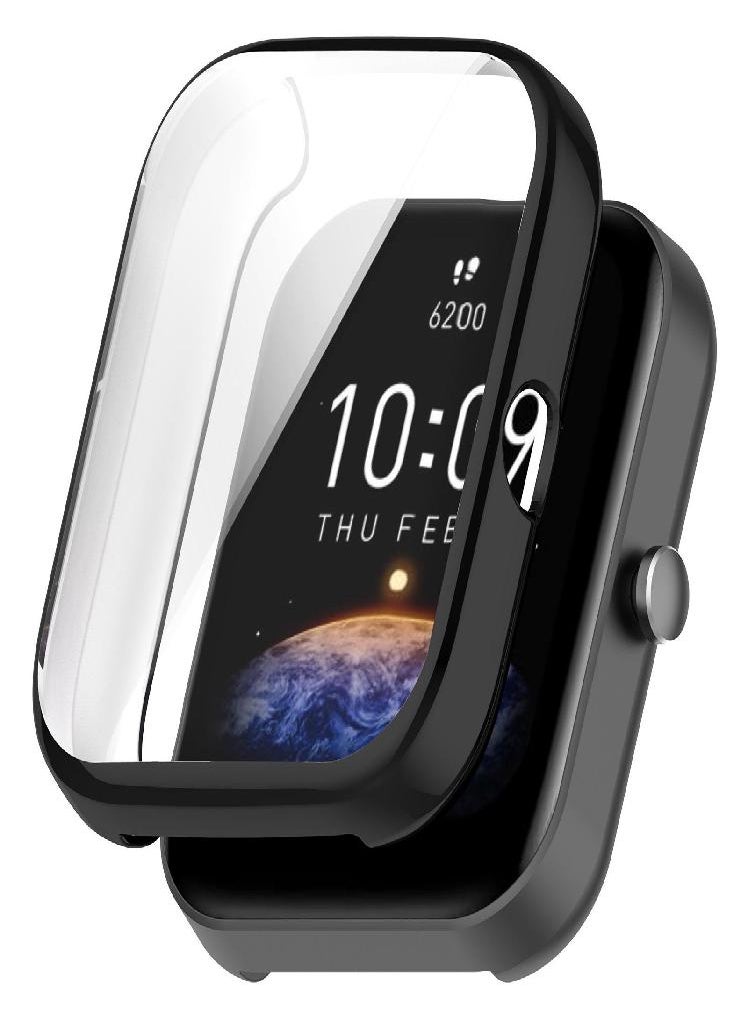 Eckek - For Huami Amazfit Bip 3 And Bip3 Pro Screen Protector Plating Tpu Scratch Resistant Full Shell Frame Protective Cover Shell - Image 1