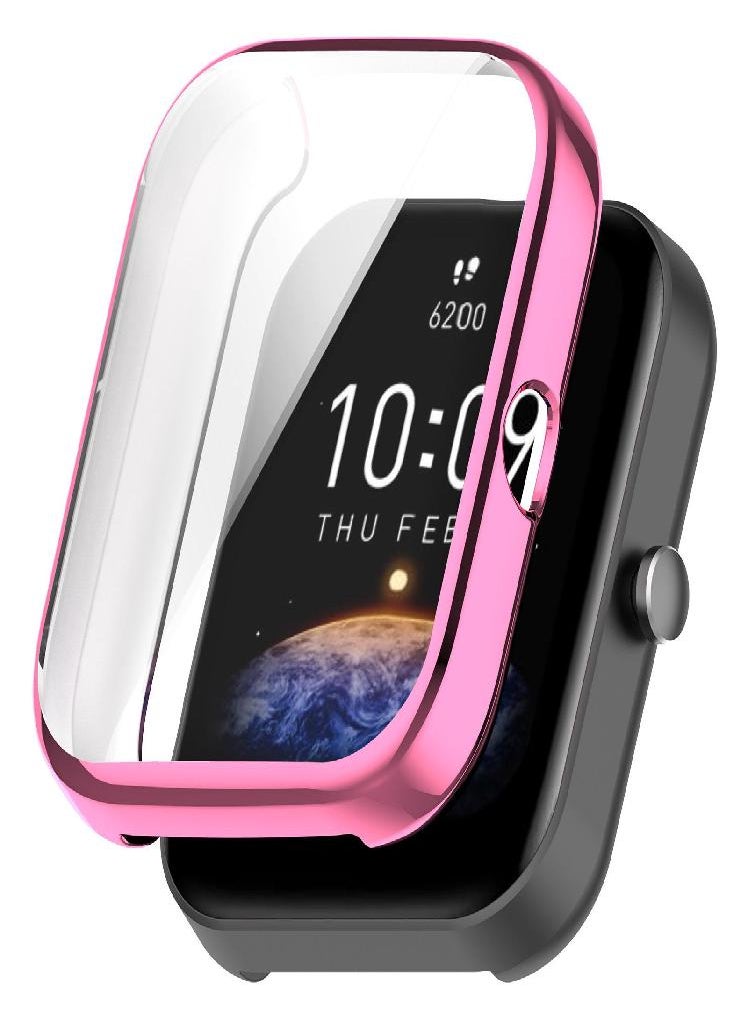 Eckek - For Huami Amazfit Bip 3 And Bip3 Pro Screen Protector Plating Tpu Scratch Resistant Full Shell Frame Protective Cover Shell - Image 1