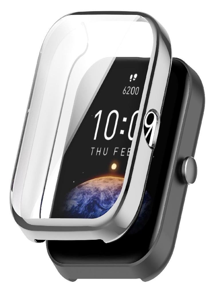Eckek - For Huami Amazfit Bip 3 And Bip3 Pro Screen Protector Plating Tpu Scratch Resistant Full Shell Frame Protective Cover Shell - Image 1
