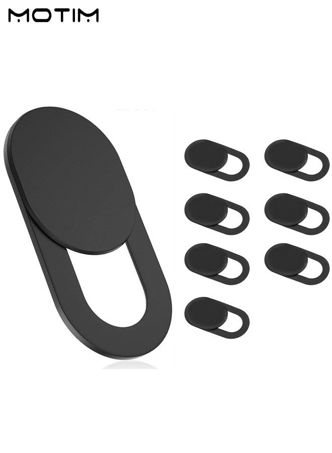 موتيم 8 عبوات غطاء كاميرا الويب المنزلق، غطاء خصوصية الكاميرا الأمامية للويب متوافق مع أجهزة ماك بوك، والكمبيوتر المحمول، وكاميرات الويب، والهواتف المحمولة، لحماية خصوصيتك وأمانك - Image 1