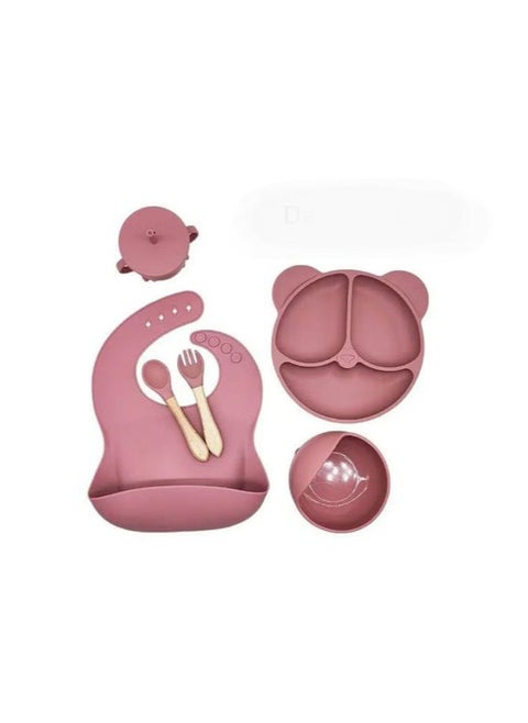 Silicone food set for girls, random color