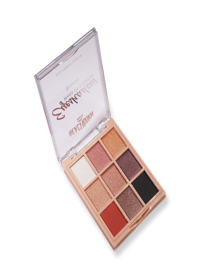 BEACHBORN Professional Makeup Eyeshadow Palette (Multicolor)| Matte| Shimmer | Beginner Friendly & Long Lasting Eye Shadow Palette | All In One Makeup Palette 9 Color Pallete 12.6g Shade No.3 - Image 1