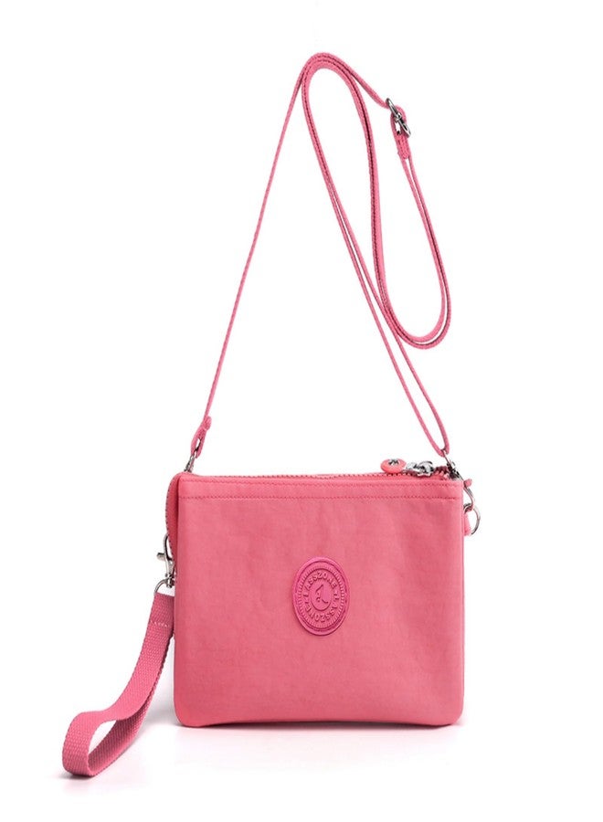 LassZone Small Crossbody Bag for Women Mini Shoulder Handbag Multi Pocket Ladies Clutch Wallets Purse with Wristlet & Adjustable Strap - Image 1