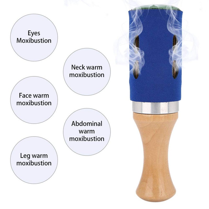 klarako Moxa Stick, Moxa Roller, Moxa Box Handheld Moxa Stick Hot Moxibustion Rods With Insulation Cover For Women Men Body Face Eye Moxibustion Massager Moxibution Treatment for Arthritis Pain Relive - Image 3