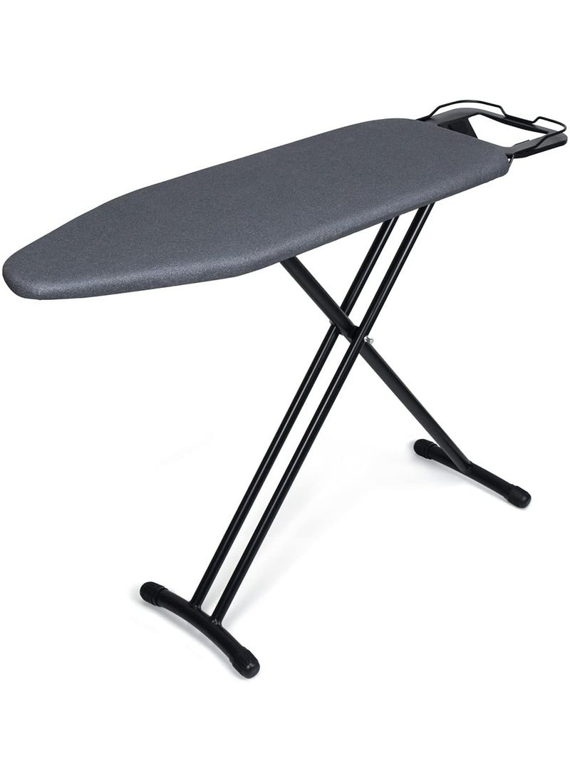 INFLUX 13"x38" Large Foldable Ironing Board with Adjustable Steam Iron Stand and Durable Heat-Resistant Cover–Perfect for Compact Storage, and Efficient Ironing  - Image 3