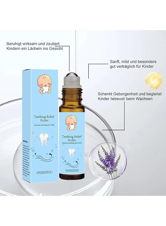 Teething Oil Roller - Teething Roller, Natural Teething Roller for Reducing Teething Relief Roller Care for - Image 4