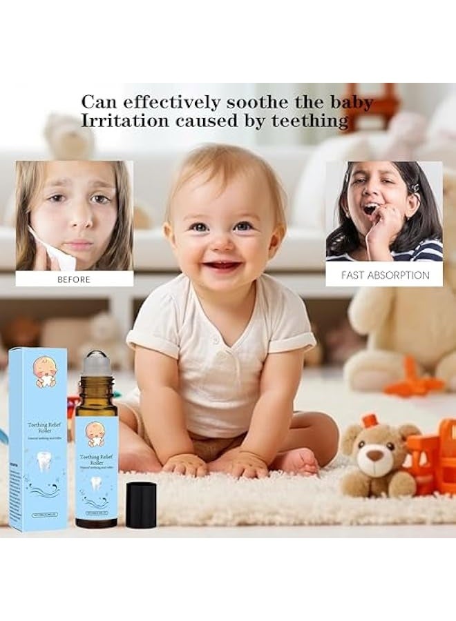 Teething Oil Roller - Teething Roller, Natural Teething Roller for Reducing Teething Relief Roller Care for - Image 3