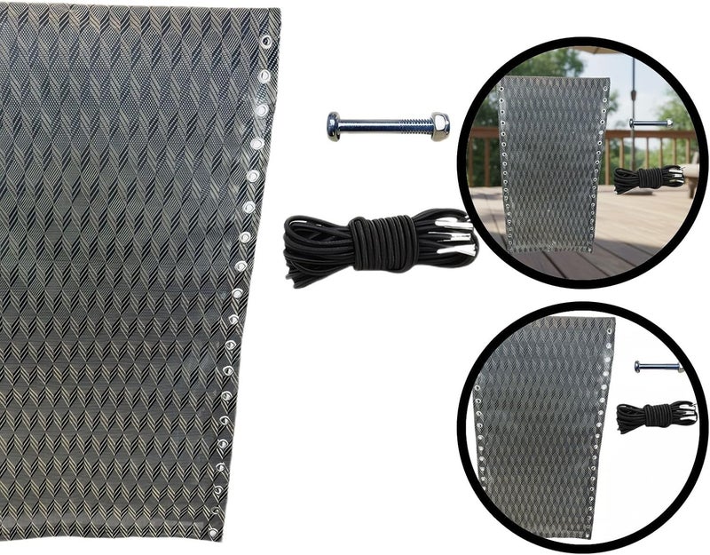 Smooth joint Replacement Fabric for Folding Recliner Chair - Outdoor Seat and Backrest Cover with Reinforced Eyelets for Camping, Beach, and Patio Use Light precision processed material - Image 5