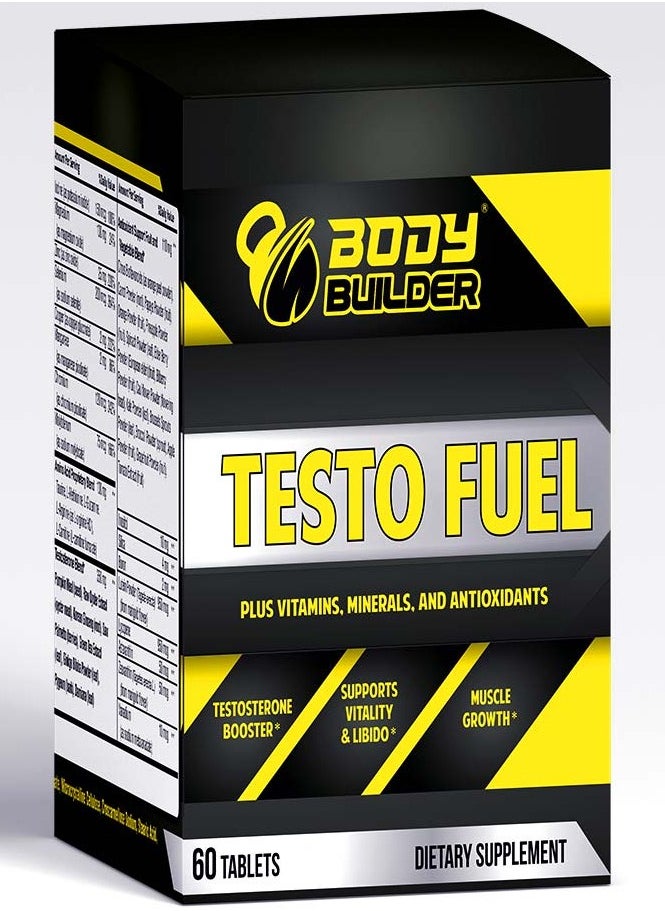 Body Builder Body Builder Testo Fuel, 60 Tablets  - Image 1
