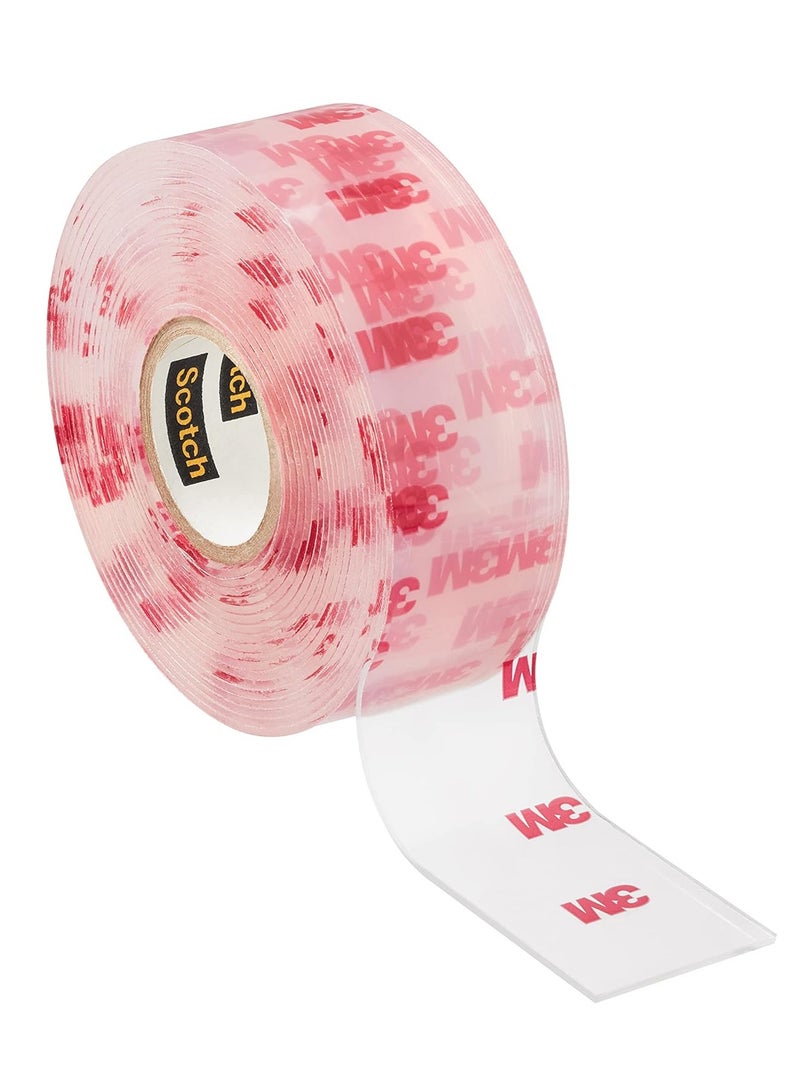 Scotch  Scotch Mount™ Clear Double-Sided Mounting Tape – Invisible Strong Adhesive for Indoor & Outdoor Use  - Image 1