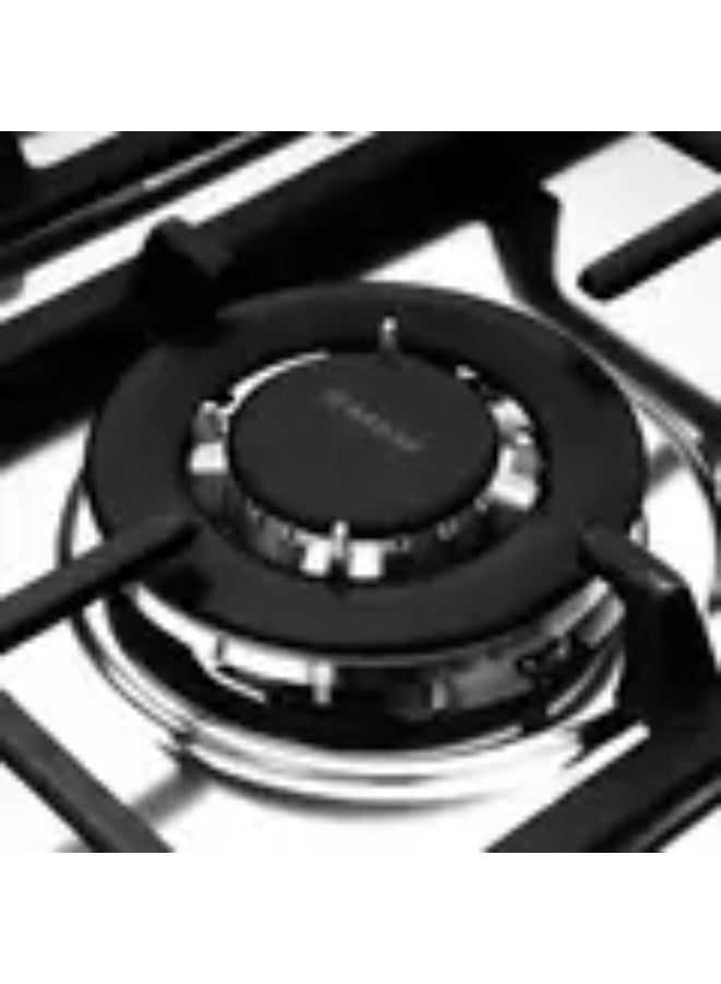 Unionaire Gas Cooker, 5 Burners, Black Stainless Steel Top, 60 x 80 cm, Oven and Grill Safety, 2 Switches for Oven and Grill, C68SB-GC-447-ISF - Image 4