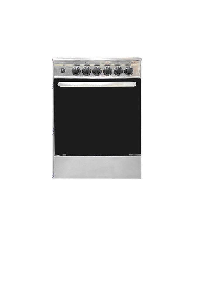 TECNOGAS - Techno Gas stove, 4 full stainless burners, 2 switches for the oven and grill, with an internal oven lamp, size 55/55 - Image 1