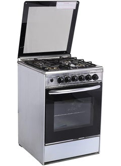 TECNOGAS Techno Gas stove, 4 full stainless burners, 2 switches for the oven and grill, with an internal oven lamp, size 55/55  - Image 4