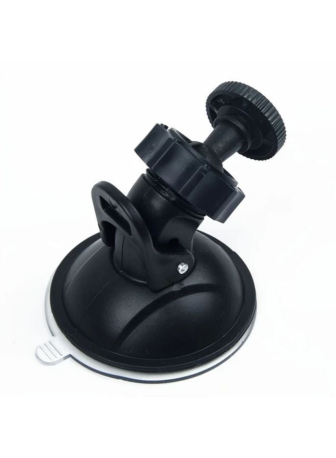 Black ABS Car Dash Camera Suction Cup Mount Adjustable Tilt Head For Most Vehicles - Image 4