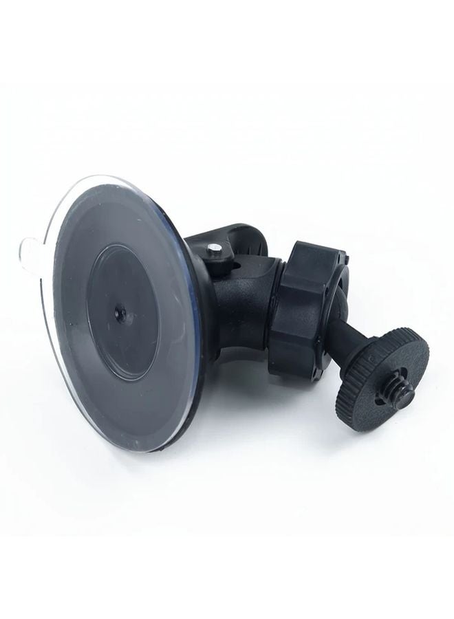 Black ABS Car Dash Camera Suction Cup Mount Adjustable Tilt Head For Most Vehicles - Image 5