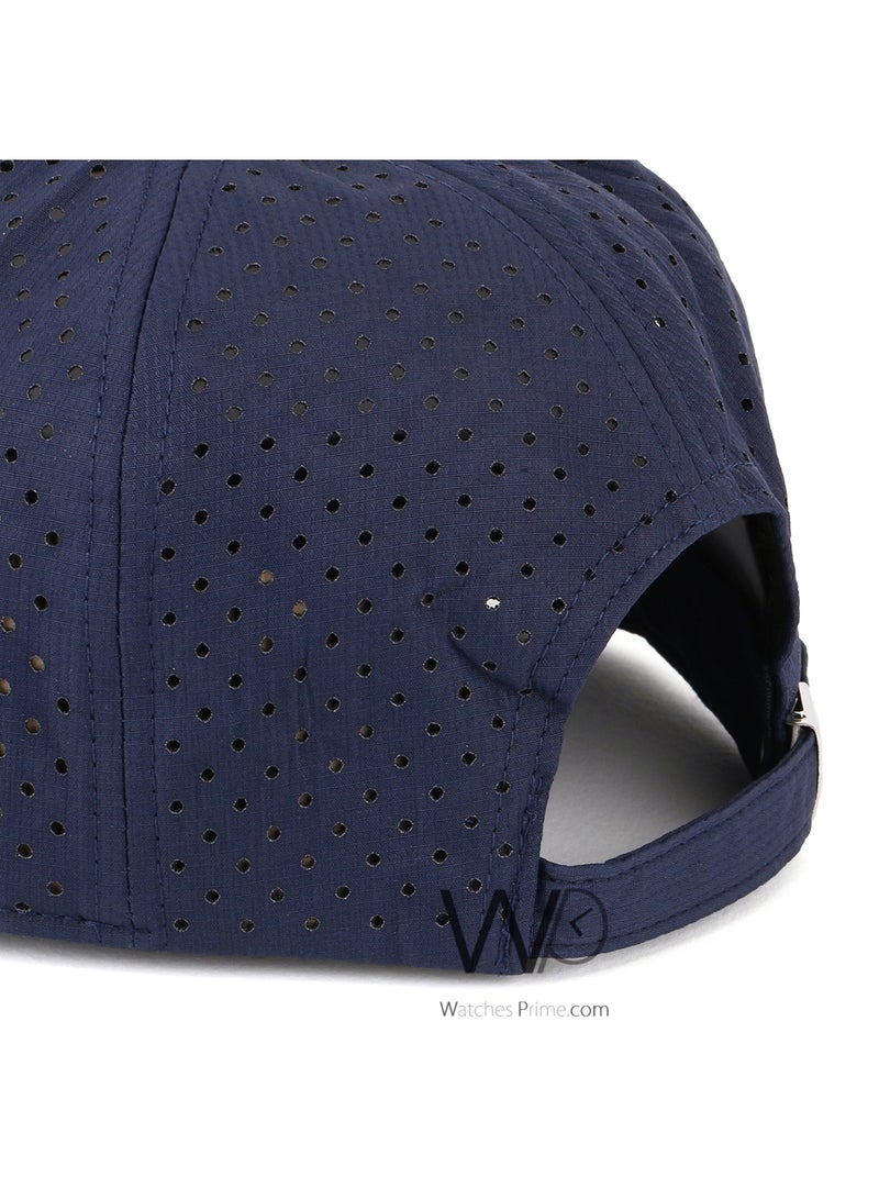 CONVERSE Converse All Star Snapback hip hop Cap Navy Blue Color Cotton Hat For Men  - Image 3