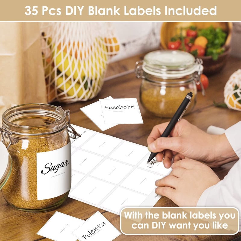 Cludoo 372 PCS Preprinted Minimalist Home Laundry Bathroom Labels for Organizing with DIY Blank Labels, Waterproof Oil Resistant Stickers for Bathroom Laundry Home Beauty Organization Supplies Labels - Image 3