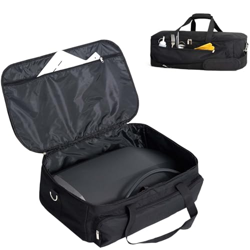 NOELIFE Bag for Ooni Koda 12, Portable Carrying Case with Pockets for Ooni Pizza Oven Accessories, Padded Carry Bag Made of Thickened Fabric, Heavy-Duty and Water Resistant (Oven Not Included) - Image 1