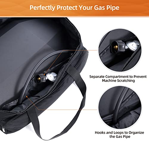 NOELIFE Bag for Ooni Koda 12, Portable Carrying Case with Pockets for Ooni Pizza Oven Accessories, Padded Carry Bag Made of Thickened Fabric, Heavy-Duty and Water Resistant (Oven Not Included) - Image 4