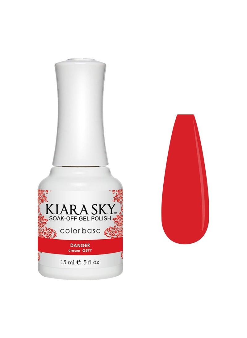 KIARA SKY - KIARA SKY Soak Off Gel Nail Polish 0.5 fl oz, DANGER (G577) - Image 1