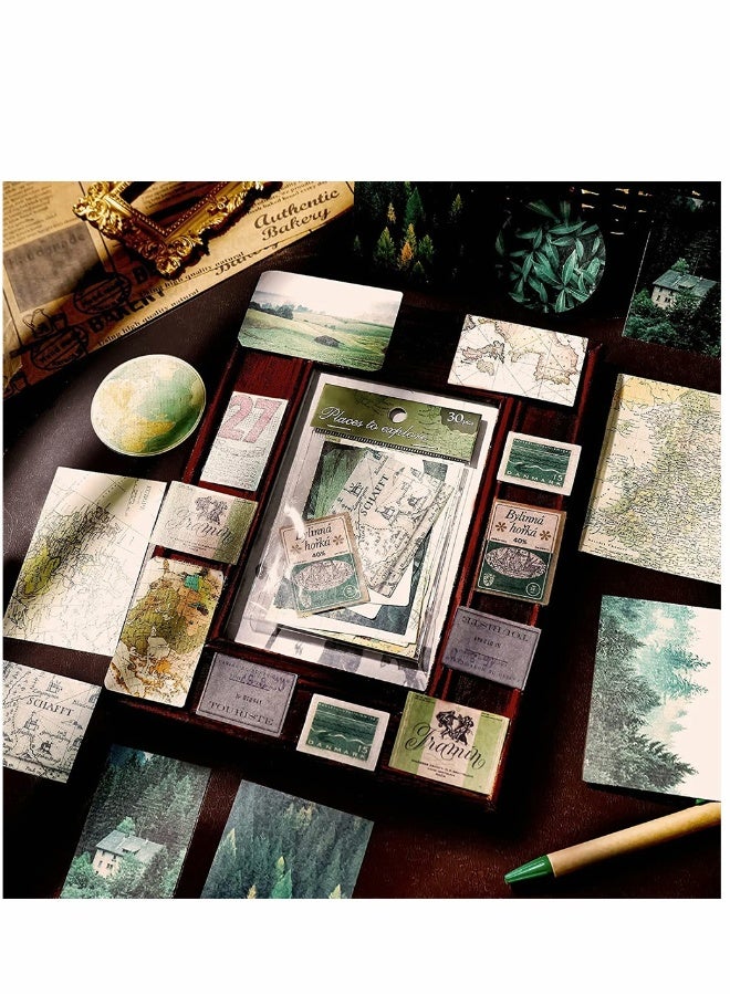 Journal Stickers Vintage Scrapbook Stickers 120 Piece Antique Stickers Parchment Old Retro Scrapbooking Paper for Art Journaling DIY Crafts Bullet Journals Planners Scrapbooking Supplies - Image 5