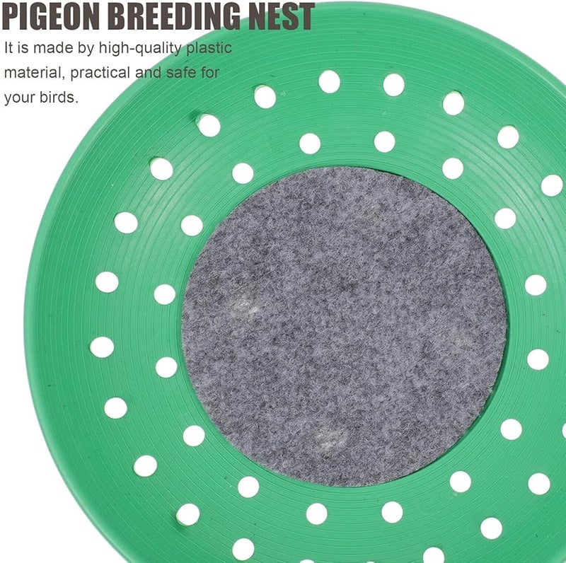 3 قطع من أوعية عش الحمام البلاستيكية خفيفة الوزن لتزويد تربية الطيور لوضع البيض - Image 5
