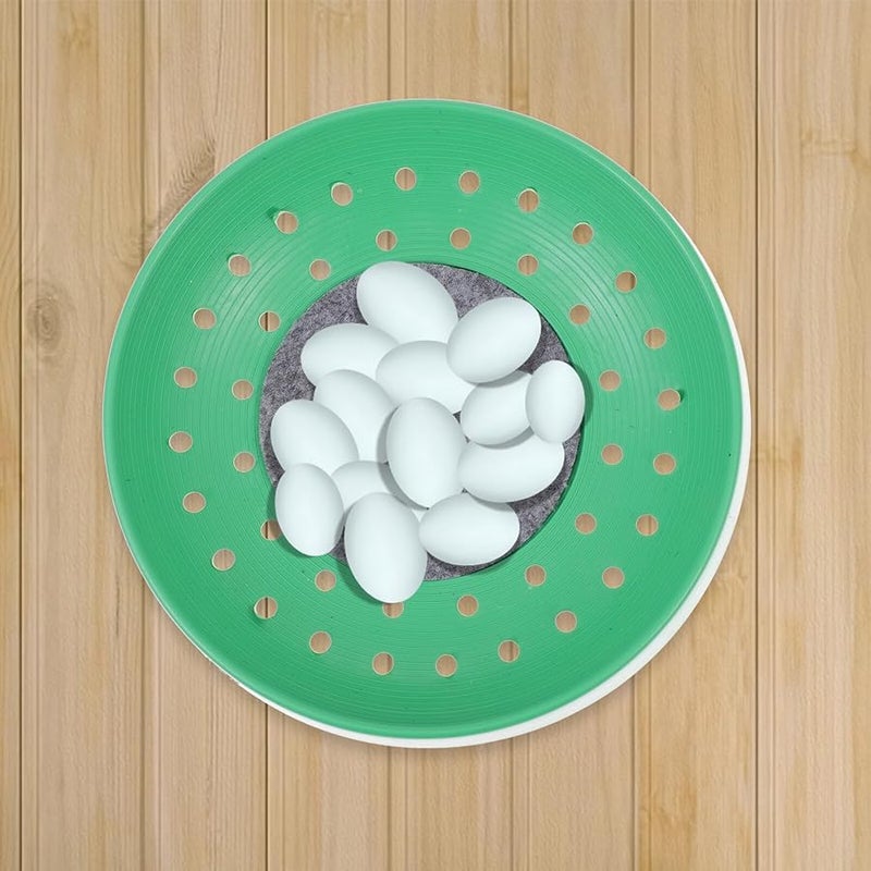 3 قطع من أوعية عش الحمام البلاستيكية خفيفة الوزن لتزويد تربية الطيور لوضع البيض - Image 4