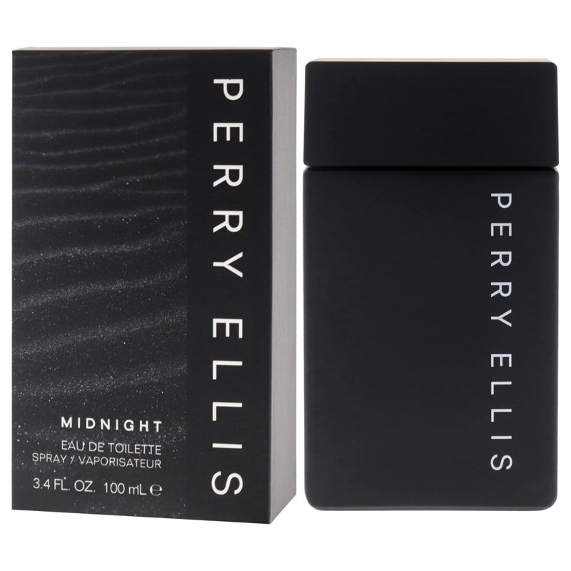 Perry Ellis Midnight Eau De Toilette Spray for Men - Mens Cologne, Long Lasting Perfume, EDT, Fragrance with Notes of Warm Woods, Cinnamon & Amber - 3.4 fl oz (100 mL) - Image 4