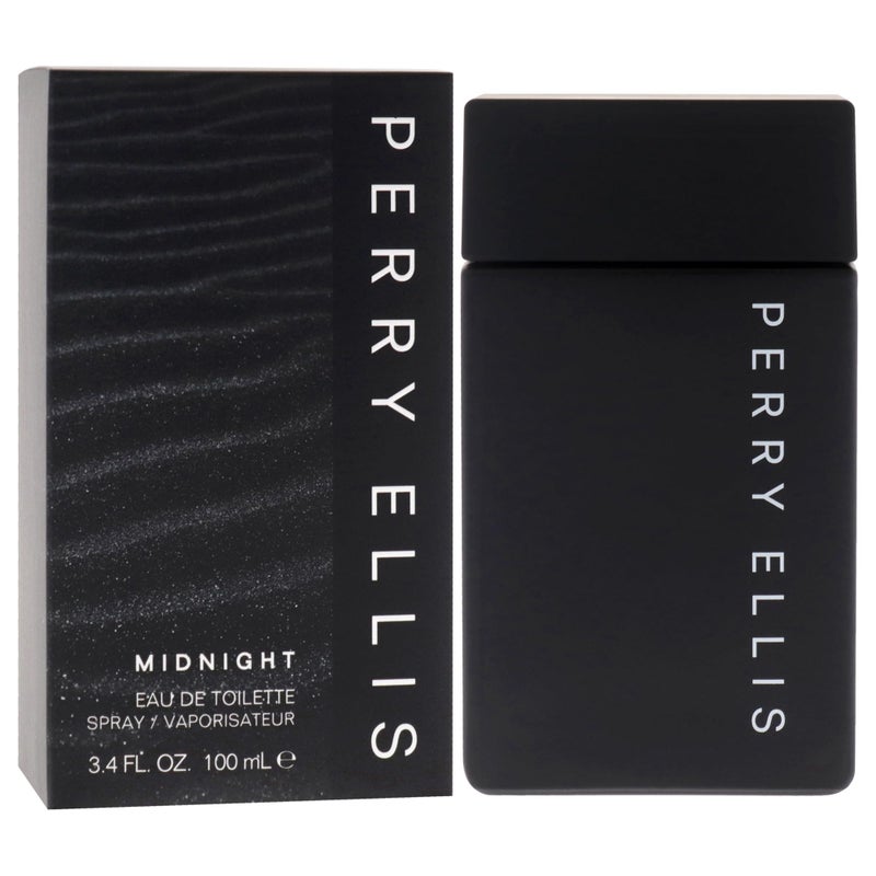 Perry Ellis Midnight Eau De Toilette Spray for Men - Mens Cologne, Long Lasting Perfume, EDT, Fragrance with Notes of Warm Woods, Cinnamon & Amber - 3.4 fl oz (100 mL) - Image 3