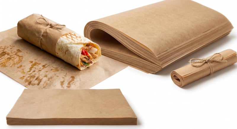 Golden Master Brown Sandwich Paper 200 Sheets 30x40 cm for Baking Cookies Pizza Sandwich Burger Wrapping Luxury Restaurant Touch 1K