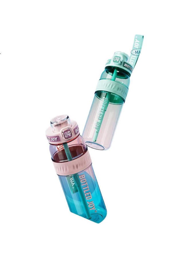Bottled Joy Large Capacity Sports Water Bottle High Temperature Resistant Plastic Cup For Students - Image 2