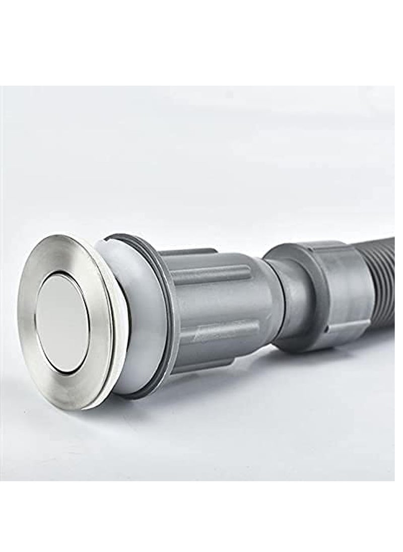 Generic - Expandable Sink Drain Pipe, Bathroom and Kitchen Sink Drain Pipe, 15-31 Inch Universal Sink Pipe, Bathroom Washbasin Kitchen Sink Drain Pipe Assembly - Image 1
