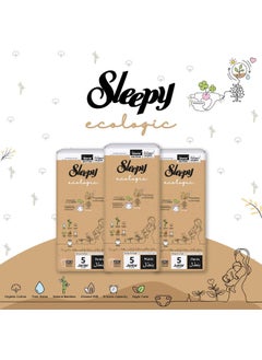 Sleepy Baby Ecologic Pants Size 5, 40 Count, Eco-Friendly, Hypoallergenic, Superior Absorbency, All-Natural Materials  - Image 4