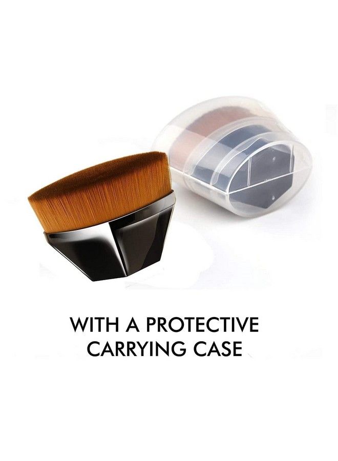 TWIREY Blush Brush For Makeup Foundation Brush For Face Blush Liquid Powder Foundation Blusher Brush For Blending Liquid Compact Powder Brush Cream Or Flawless Powder Cosmetics (Black) - Image 3