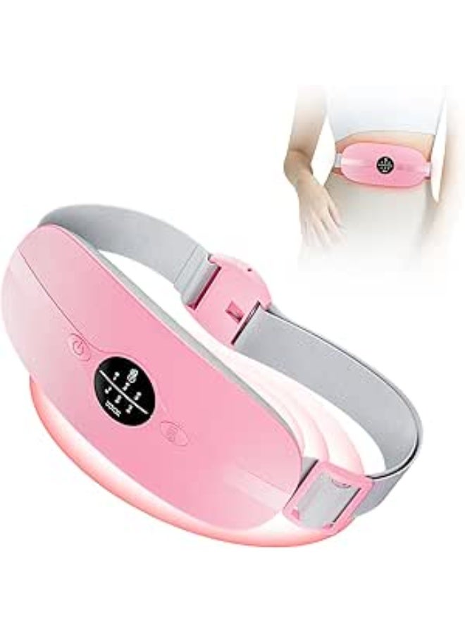 Menstrual Heating Pad – USB Electric Heating Belt with 3 Heat Levels & 3 Massage Modes for Belly & Back Pain Relief