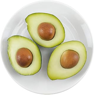 Skyseen 3Pcs Artificial Avocado Half Fake Fruit Home Party Festival Photography Props - Image 1