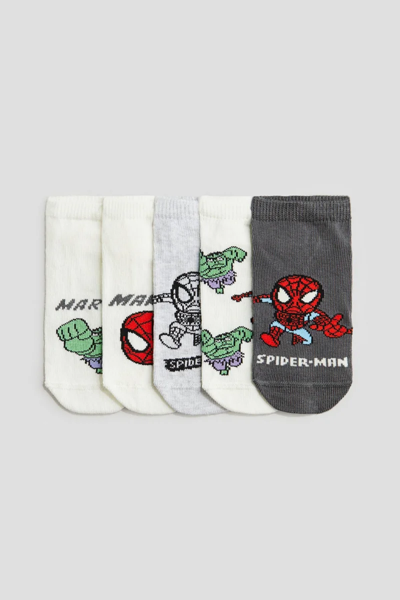 H&M 5-pack intarsia motif socks