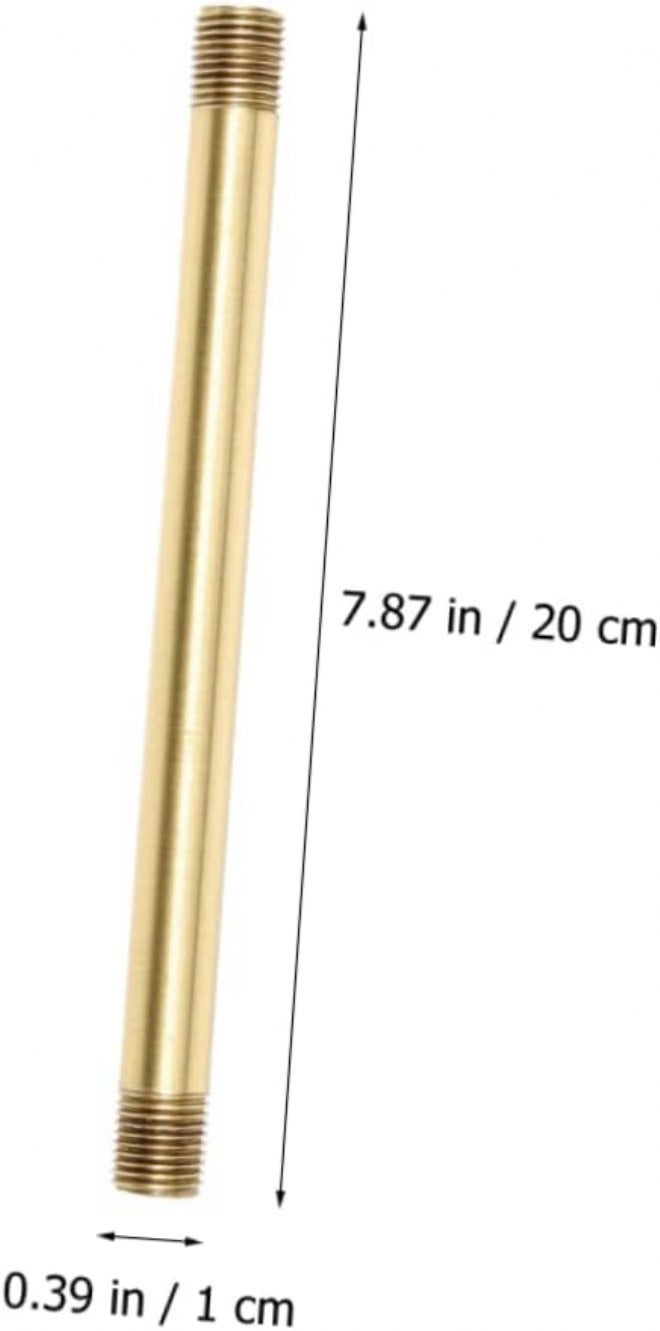 Cabilock Replacement Straight Stem for DIY Lamp Making Pipe Fixture Part for Table Lamps and Pendant Light Assemblies Elegant Design - Image 4