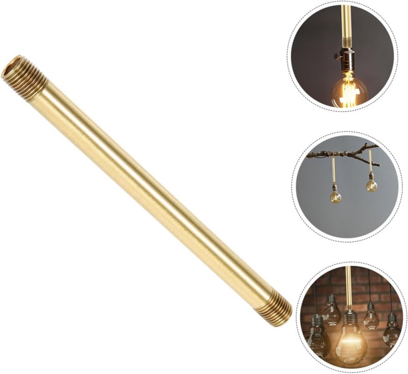 Cabilock Replacement Straight Stem for DIY Lamp Making Pipe Fixture Part for Table Lamps and Pendant Light Assemblies Elegant Design - Image 3