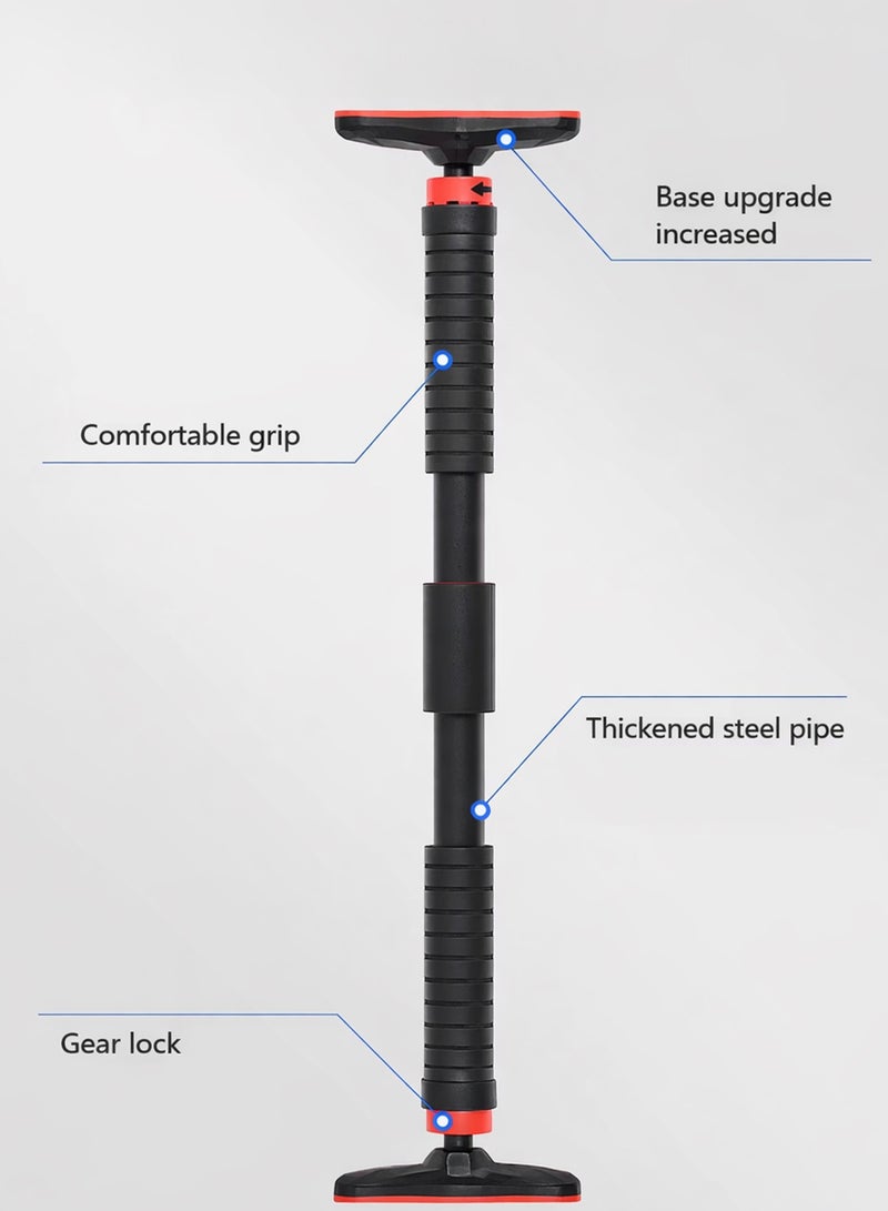 Toshionics Adjustable Doorway Pull-Up Bar for Home Strength Training, Heavy-Duty Steel, No-Drill Installation - Image 4