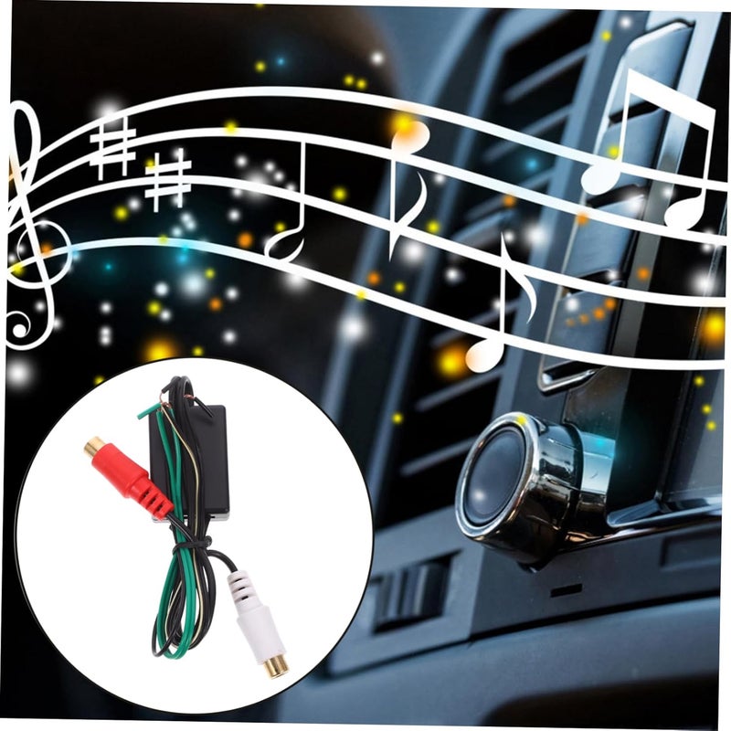 محول ABS من RCA إلى سلك السماعة، محور مكبر صوت الصوت المنخفض، محول خط الإخراج - Image 5