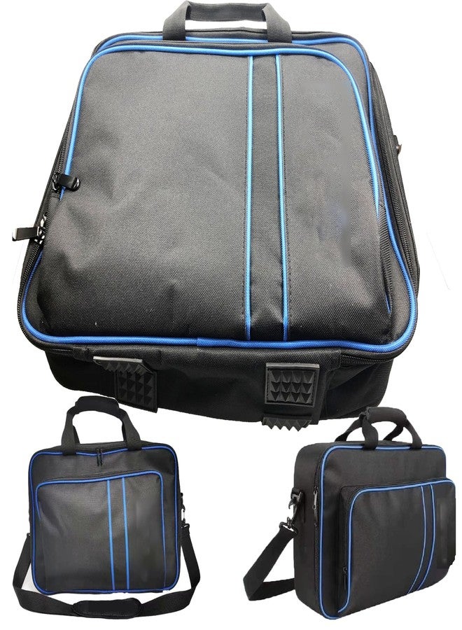 Lelukee Carrying Case Compatible with PlayStation5 Console Travel Bag for PlayStation5, Shockproof Game System Protective Travel Case for PS5 Console and Accessories - Image 1