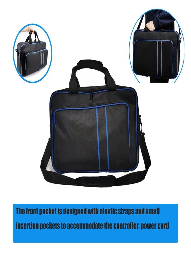 Lelukee Carrying Case Compatible with PlayStation5 Console Travel Bag for PlayStation5, Shockproof Game System Protective Travel Case for PS5 Console and Accessories - Image 5