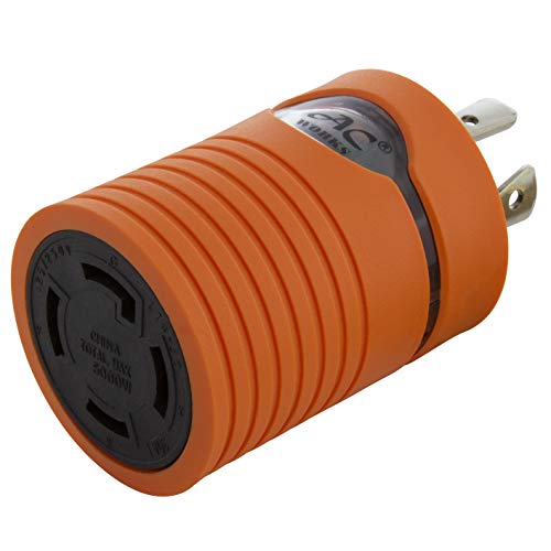 AC WORKS Generator to Transfer Switch L14-30 Inlet Box Adapter (L14-20 20Amp 4-Prong to L14-30 Compact) - Image 3
